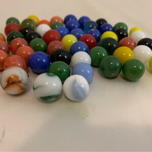 Collection of Various Collectable Marbles